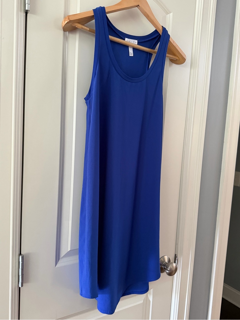 Leith Cobalt Blue Sleeveless tech dress Athlesiure